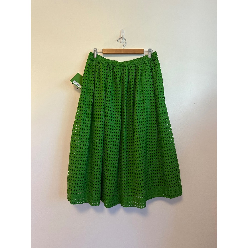 NWT Kate Spade x Target Green Eyelet Cotton Skirt | Size Medium